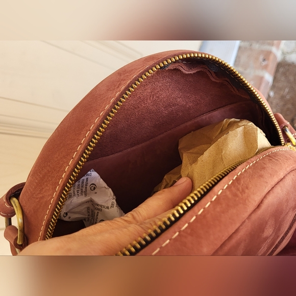 EUC Mauve Large Circle Bag Portland Leather Goods - Picture 3 of 4